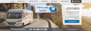 Un grand choix de camping-cars et de caravanes